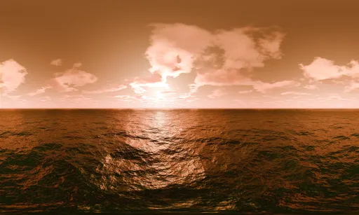 Golden Sunset Ocean