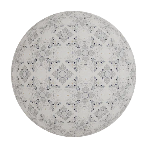 Intricate floral wallpaper