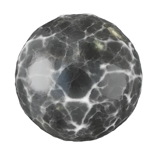 Black crystal glass