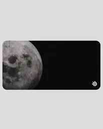 Detailed 3D model of lunar textured gaming mousepad, Blender 3D optimized, high-resolution accessory.