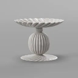 Carved Fountain in Marble