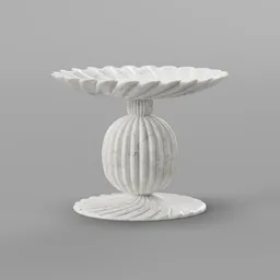 Carved Fountain in Marble