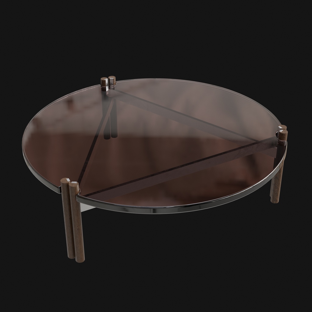 BlenderKit Download the Midcentury italian coffee table model