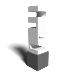 Intricately designed Blender 3D procedural column model with customizable dimensions.