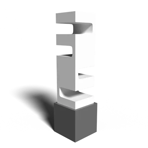 Intricately designed Blender 3D procedural column model with customizable dimensions.