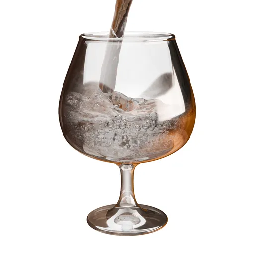 Soda Fizz & Carbonated Water Pour Glass