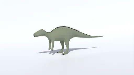 Green low poly Zalmoxes 3D dinosaur model optimized for Blender, with separate mesh details for eyes and spikes.