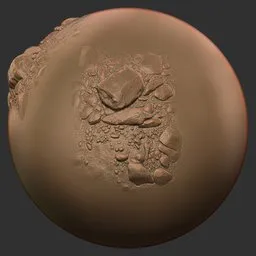 Gravel Brush Broken Stack