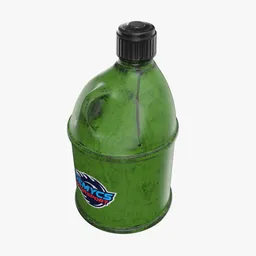 Fuel canister green dirty