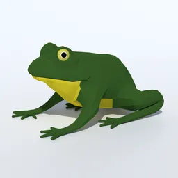 Low Poly Frog
