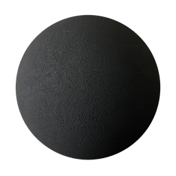 High-resolution fine black asphalt texture for 3D rendering in Blender. Includes albedo, AO, roughness, bump, and normal maps.