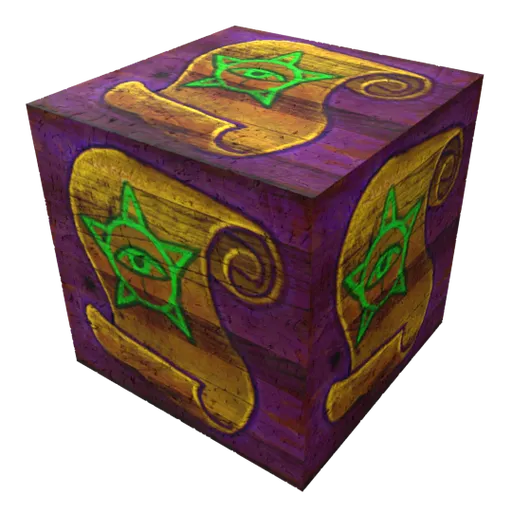 Detailed 3D medieval box with intricate PBR texture, perfect for historical scenes in Blender.