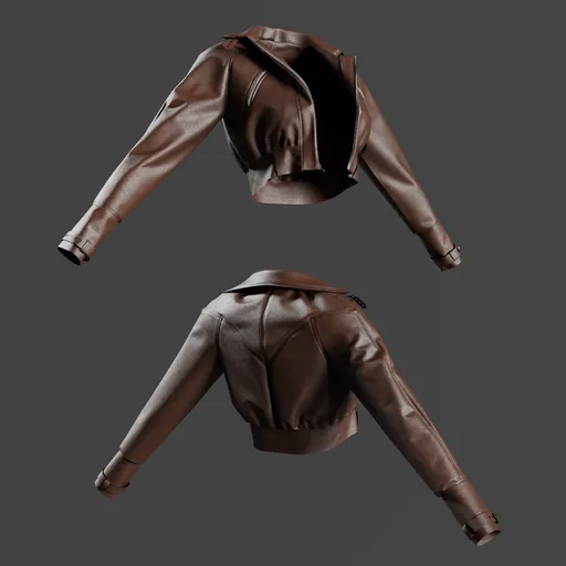 Woman Leather Style Coat