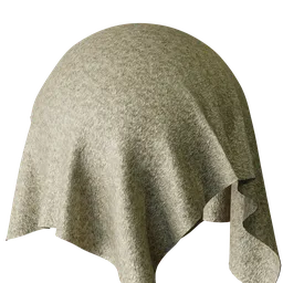 Plain Natural Chenille