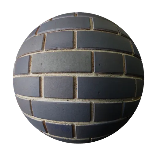 Brick Wall Blue