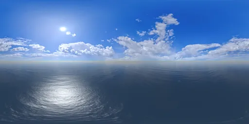 Pure Sky Sunny Clouds Day