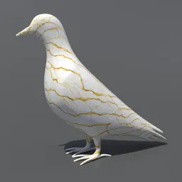 Pigeon Marble Statue