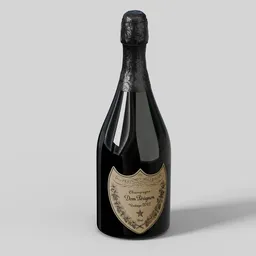 Dom Perignon champagne bottle