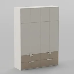 Minimalist Blossom Bedroom Closet