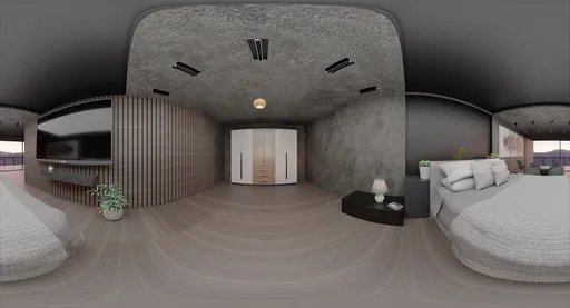 Modern Minimalist Bedroom Interior