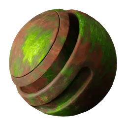 Green Rusted Metal