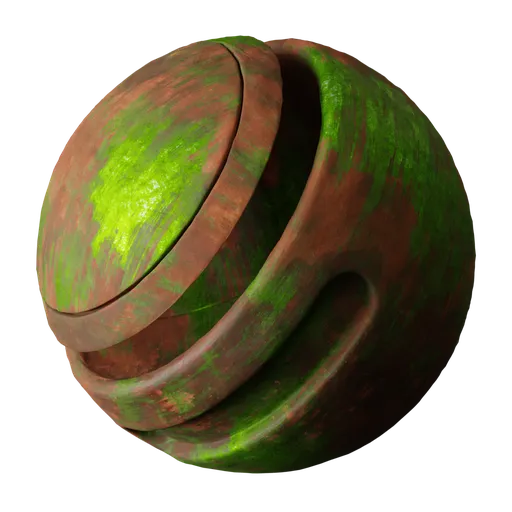 Green Rusted Metal