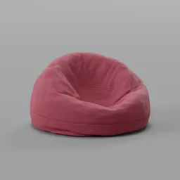 Velvet bean bag chair