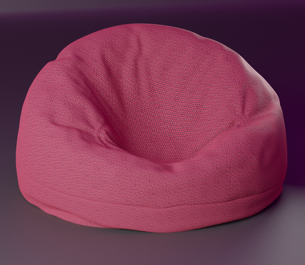 Velvet bean bag chair Sitting Chairs models BlenderKit