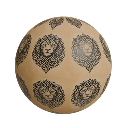 Lion head tattoo