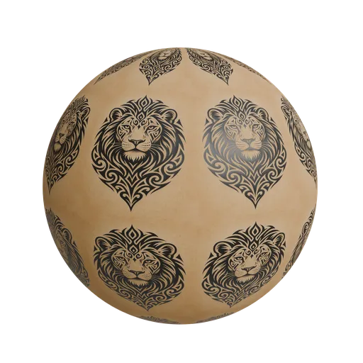 Lion head tattoo