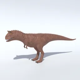 Cartoon Carnotaurus Dinosaur