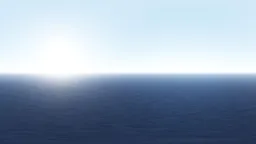 Calm Blue Ocean Horizon
