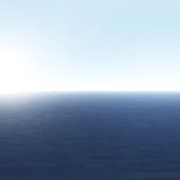 Calm Blue Ocean Horizon