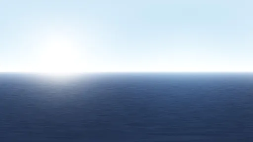 Calm Blue Ocean Horizon