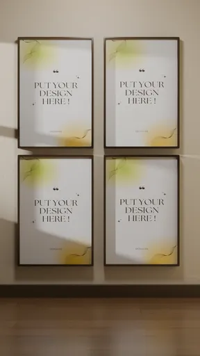 Editable Poster Wall Scene