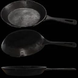 Old Cast Iron Frying Pan