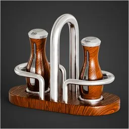Wooden Salt & Pepper Shaker Set