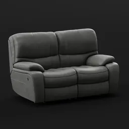 Contemporary 2-Seater Recliner Sofa