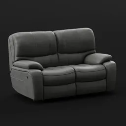 Contemporary 2-Seater Recliner Sofa