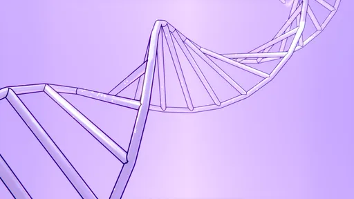 Anime CelShaded DNA Double Helix