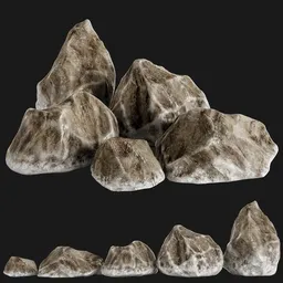 Game-Ready Weathered Rock Pack