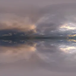 Infinite Sky HDR - Overcast Cloud Sunset