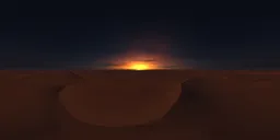 Sand Dunes Golden Twilight