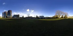 City Park Sunny Evening