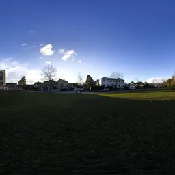 City Park Sunny Evening