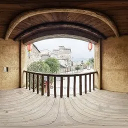 Small wooden building