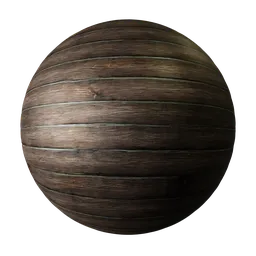 High-resolution realistic wooden planks texture for Blender 3D artists and PBR material creation.