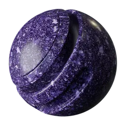 Purple marble