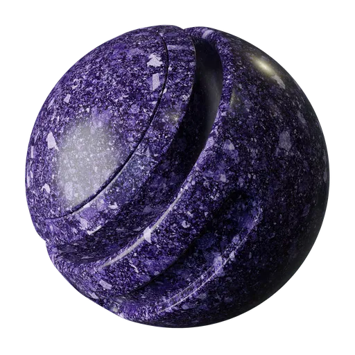 Purple marble
