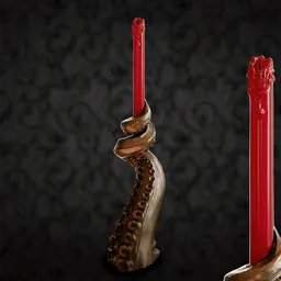 Candle in tentacle